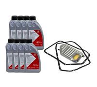 Set Trasmissione Atf Cvt Febi 8 Litro + Filtro Olio per Audi A6 Avant A4 2.0