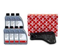 Set Trasmissione (DCTF-1) Febi 7 Litro + Filtro Olio per VW Tiguan Passat