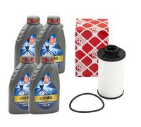Set Trasmissione Lukoil 75W-90 4 Litro + Filtro Olio per Skoda Octavia Yeti