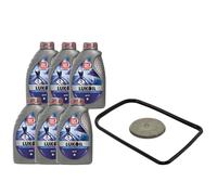Set Trasmissione Lukoil Atf 6 Litro + Filtro Olio per VW Transporter III 2.1