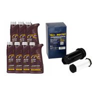 Set Trasmissione Mannol Atf AG55 7 Litro + Filtro Olio per Ford Focus Volvo