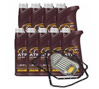 Set Trasmissione Mannol Atf AG60 Automatica 9 Litro + Filtro Olio per . Audi