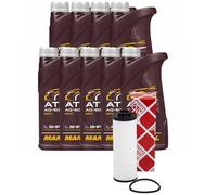Set Trasmissione Mannol Atf AG60 Automatica 9 Litro + Filtro Olio per Audi A4