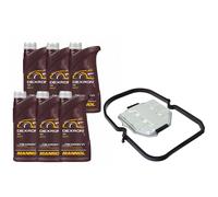 Set Trasmissione Mannol Dexron VI 6 Litro + Filtro Olio per Mercedes Classe E