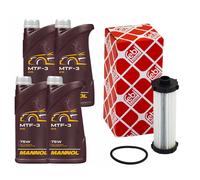 Set Trasmissione Mannol MTF-3 75W 4 Litro + Filtro Olio per Ford C-Max Volvo