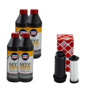 Set Trasmissione Mtf 5200 75W-80 4 Litro + Filtro Olio per Ford Focus II 1.6