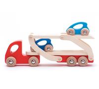 Set trasportatore auto in legno Bajo Eco