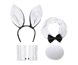 SET TRAVESTIMENTO CONIGLIETTA SEXY PLAYBOY CARNEVALE ACCESSORI