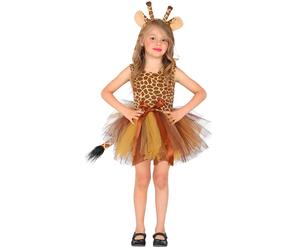 SET TRAVESTIMENTO GIRAFFA TUTU COPRICAPO ACCESSORI CARNEVALE - 10361