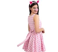 Set travestimento maialina carnevale bimba (cerchietto, coda e naso)