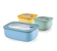 GUZZINI Set 3 Contenitori Bassi Store & Plus Chef Line Multicolo