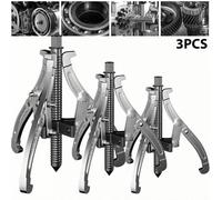 SET TRE ESTRATTORI A 3 GRIFFE PER INTERNI ED ESTERNI 75100150mm IN ACCIAIO