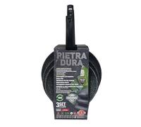 Set Tre Padelle in Pietra Antiaderente per Cucina - Set Padelle Diverse Dimensioni - Padelle Antiaderenti - Padelle ad Induzione - Padelle per Verdure - Padelle per Carne e Pesce