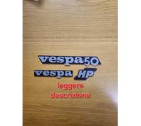 Set Tre targhette vespa 50 Hp pk Special V px lml