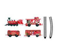 Set Treni Natale Multiuso con Binari Realistici E Molteplici Caratteristiche Sensoriali per Binario del Treno Giocattolo Divertimento per Le Vacanze