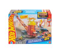 SET TRENO E BINARI MATTEL JHL95 - veicolo giocattolo in plastica, per bambini 4+, scala 1:64