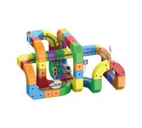 Set Treno Giocattolo Mini Elettrico Binario creatività Costruzione Accessori Multipli Materiale PP Adatto per attività Educativa Gioco Bambini Famigli, 123 Pezzi