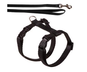 Set Trixie pettorina e guinzaglio per gatti - nero