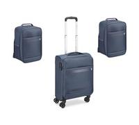 Set trolley morbido tg. S con 2 zaini cabina JAZZ 4.0 Blu 41464623