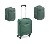 Set trolley morbido tg. S con 2 zaini cabina JAZZ 4.0 Verde bottiglia 41464687