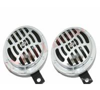 Set tromba originale Hella Midi argento cromato 12 V auto Royal Enfield