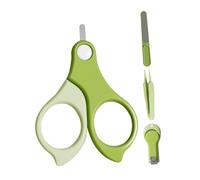 Set Tronchesi Unghie per Bebè, Plastica e Acciaio | Viaggio, Verde Chiaro, Design Compatto e Leggero, per Infant e Cura Completa