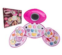Set Trucchi Bambina 44 Pezzi Anallergici - Valigetta Lavabile per Bambini, Cofanetto Richiudibile con Trousse