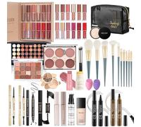 Set Trucchi Donna, Ruicen Kit Trucco Make Up Completo per Donne e Adolescenti con Palette Ombretti 60 Colori e Altri Accessori, Set Trucchi Ideale per Principianti