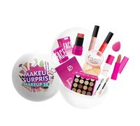 Set Trucco Donna 10 Pezzi - Mini Kit con Palette Ombretti 16 Colori, 2 Rossetti Liquidi Opachi, Rossetto, Olio Labbra, Blush Stick, Correttore 3 Colori, Pennelli e Spugna - Idea Regalo Ragazza