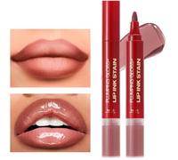 Set Trucco Labbra | Set a Doppia Testa con e Lucidalabbra,Trattamento Labbra Nutriente Non Appiccicoso per Donne e Ragazze Regalo Bellezza