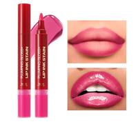 Set Trucco Labbra,Set a Doppia Testa con e Lucidalabbra | Trattamento Labbra Nutriente Non Appiccicoso per Donne e Ragazze Regalo Bellezza