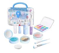 Set trucco per bambini: kit cosmetico sicuro, completi per il trucco | Gioco di finzione per bambine, giocattoli da principessa, Natale, compleanno, casa, immaginazione creativa, gi