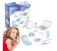 Set trucco per bambini per gioco di ruolo, set per il trucco per bambini - ragazze giocano come set di cosmetici, trucco falso, giocattolo di ruolo per bambine per famiglia, amici, K