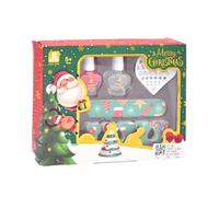 Set trucco per ragazze - Set da gioco cosmetico con pennelli, rossetto e specchio tascabile, divertente set di trucco giocattolo per bambini, giocattolo educativo di bellezza per la casa, i viaggi