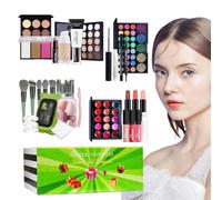 Set trucco professionale, set trucco 24 pezzi | Kit di bellezza da viaggio - Set da viaggio portatile per donne, truccatori, estetisti