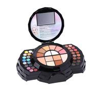 Set Trucco Viso Completo Colori Naturali a Lunga Durata e Facili da Sfumare | Kit Trucco 110 Colori Colori Naturali Ombretto Glitter Rossetto Correttore Occhi Sopracciglia Illuminante Compatta