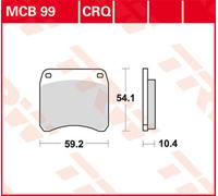Set TRW Lucas Fastening con maniche, dischi ondulati