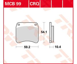 Set TRW Lucas Fastening con maniche, dischi ondulati