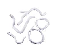 Set Tubi Flessibili Per Liquido Refrigerante In Silicone Per Ford Per Focus RS Mk2 2.5 RS 2009 2010 2011 HETEVSCCK(Bianca)