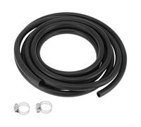 Set Tubi Flessibili per Olio 12mm/17mm 5m Nero per Irrigazione con 2 Morsetti
