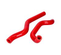 Set tubi radiatore Naraku in silicone rosso per Rieju MRI, Beta, Sherco 50ccm