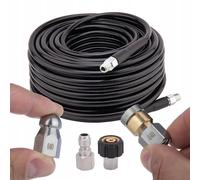 Set Tubo Alta Pressione 15m - Ugelli Rotante+Standard | 155Bar
