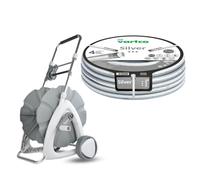 Set tubo da giardino Vartco Silver 1/2'' 30 m + carrello