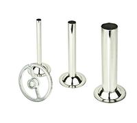Set tubo di riempimento inox (3 tubi di riempimento + Guida Un parabrezza) per tritacarne dimensioni 32