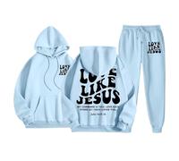 Set tuta da jogging donna Completi Palestra Tute Casual Leggera Leggero Ginnastica Autunno Inverno Curvy Top e Pantaloni per Running Fitness Abbigliamento sportivo Taglie Forti 2 Pezzi