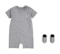 Set tutina e calzini per bambina Converse Lil Chuck Gris 0/3 mesi