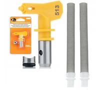Set Ugello 513 con 2 Filtri a Dito 60Mesh - 25cm | per Airless
