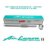 Set Ugello Materiale + Astina per Air Gunsa AZ3 HTE2 - Nozzle Needle Set 1.3 mm