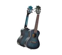 Set Ukulele Classico Blu Sfumato Strumento Con Parte Superiore Solida Da 26 Pollici Ukulele