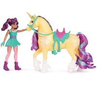 Unicorn Academy, Ava & Leaf Set with 2 Riding Accessories and Hair Styling Tool,